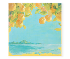 315 × 315 mm / 岩絵具 水干絵具 楮紙 / mineral and dyed mud pigment, washi / 2025